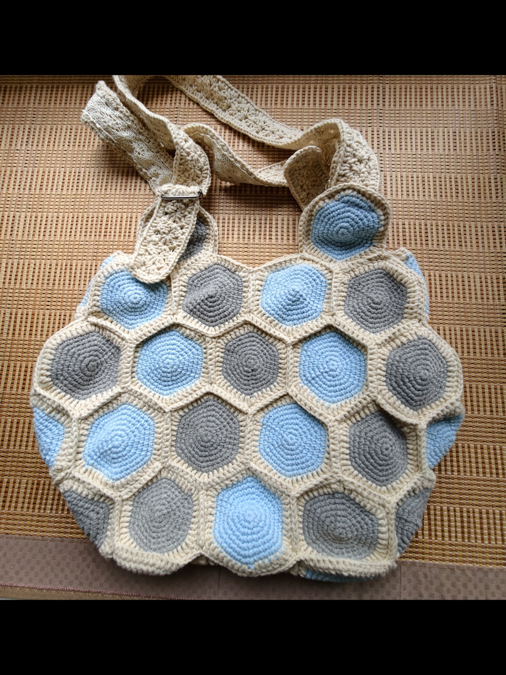 Handmade Crochet Shoulder Bag, Boho Purse - Picture 7 of 12